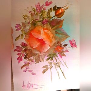 Original Impressionistic Floral Painting by Gary Jenkins